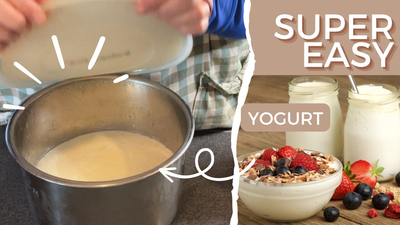 Instant Pot Yogurt Tutorial, EASY!