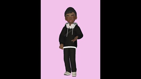 Video animado avatar dançando