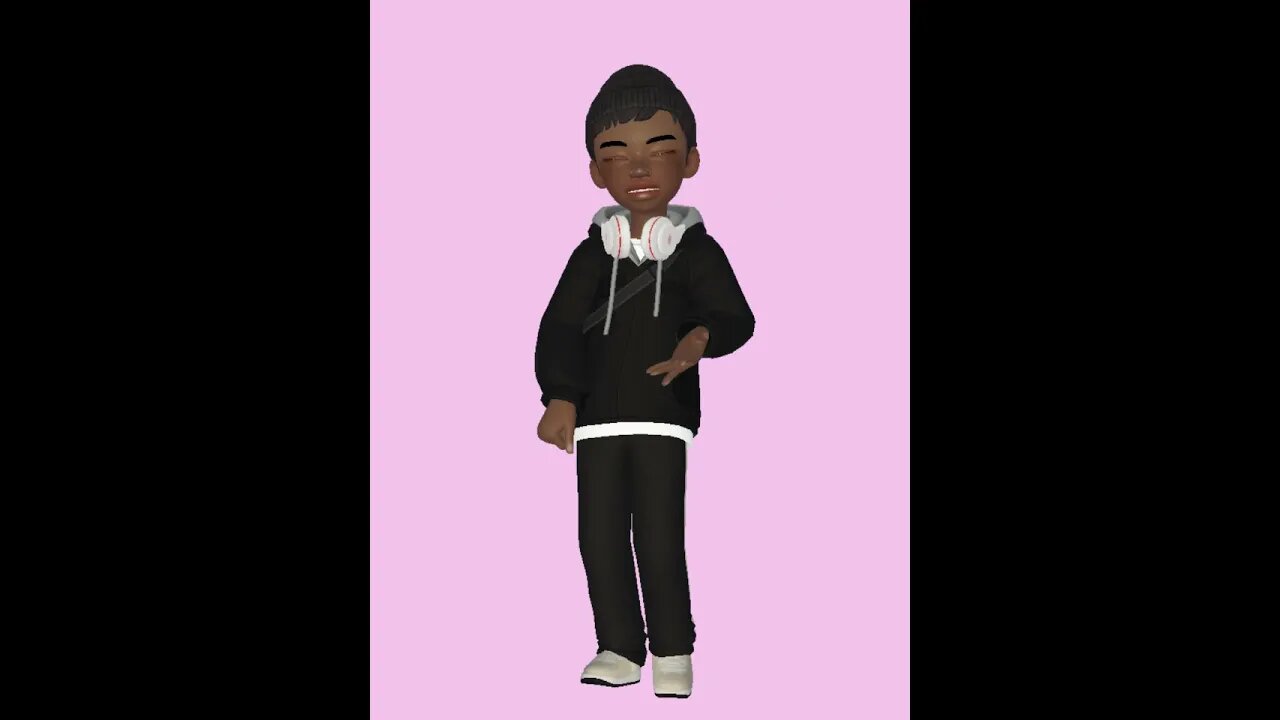 Video animado avatar dançando
