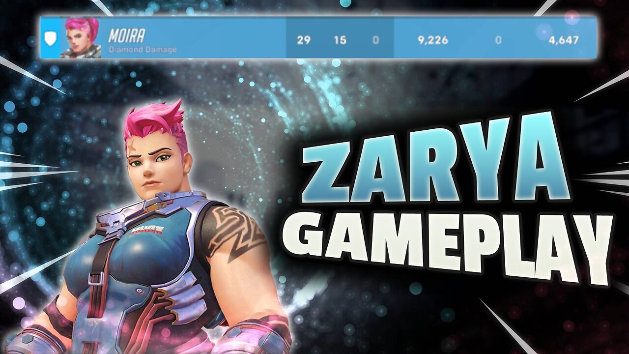 Overwatch 2 Season 13 Open Queue Ranked Gameplay (Zarya)