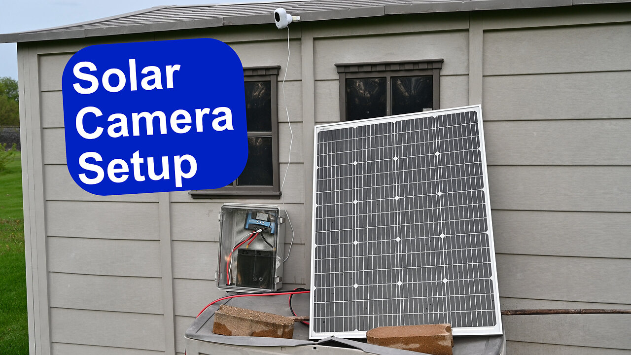 Solar Camera Setup