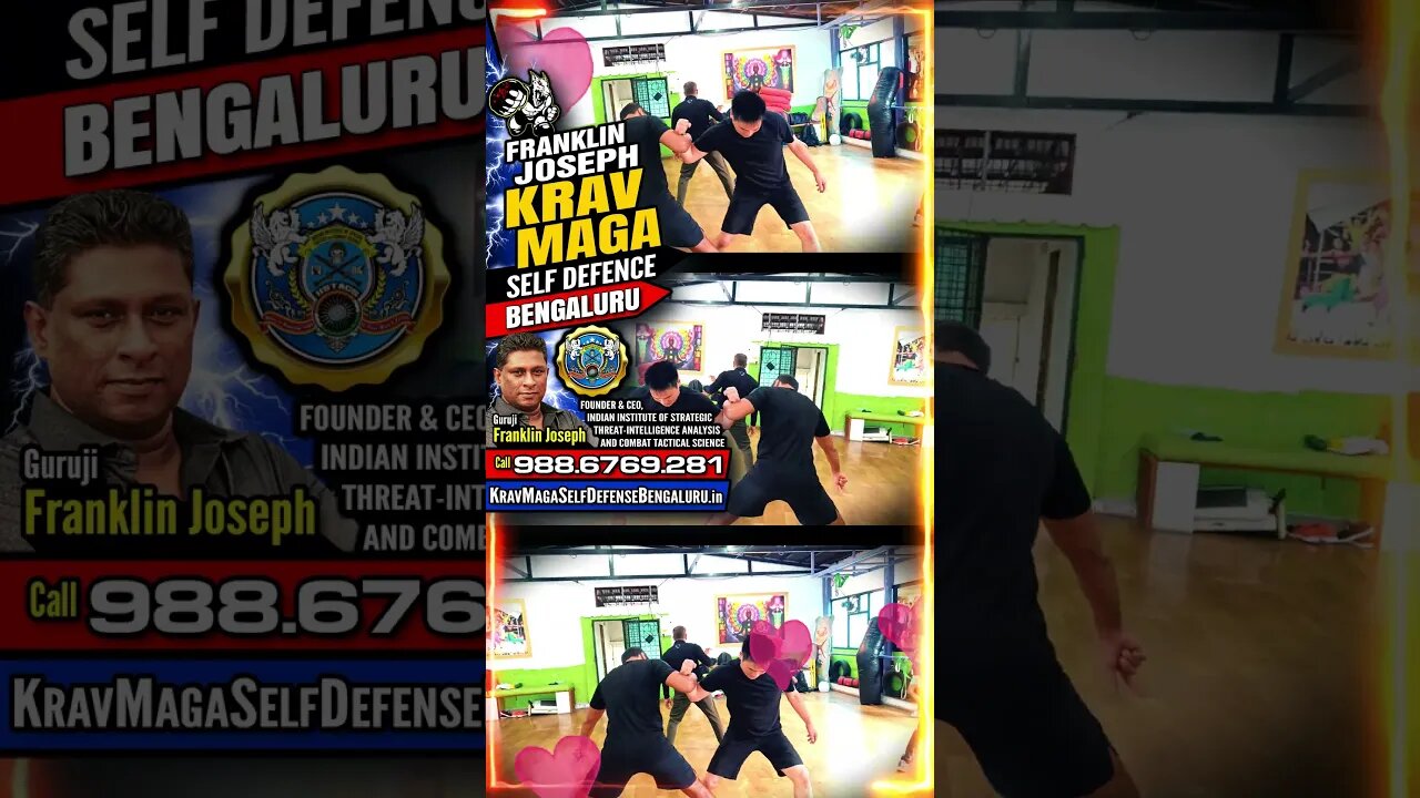 Krav Maga in Bengaluru (Self Defense) by Franklin Joseph - Men Women Kids Teens #KravMaga #Shorts