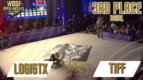 BGIRL LOGISTX VS BGIRL TIFF | 3RD PLACE | WDSF PAN AMERICAN BREAKING CHILE 2023