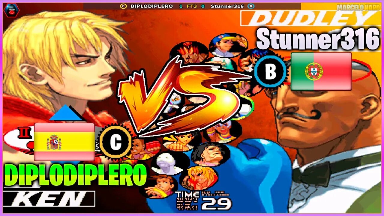 Street Fighter III: 3rd Strike (DIPLODIPLERO Vs. Stunner316) [Spain Vs. Portugal]