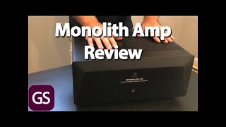 Monoprice Monolith 3x200 Amplifier Unboxing And Review With Polk LSiM707