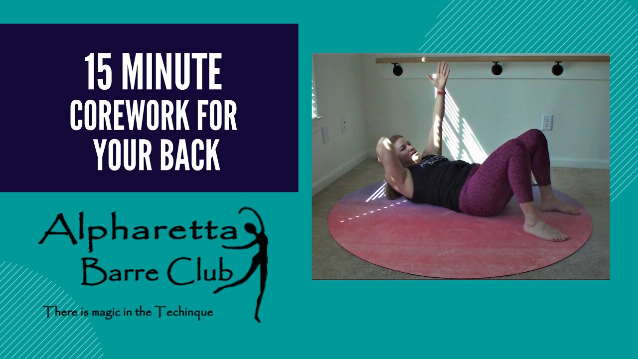 15 Minute Core Work for Your Back