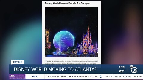 Fact or fiction: Disney World moving to Atlanta?