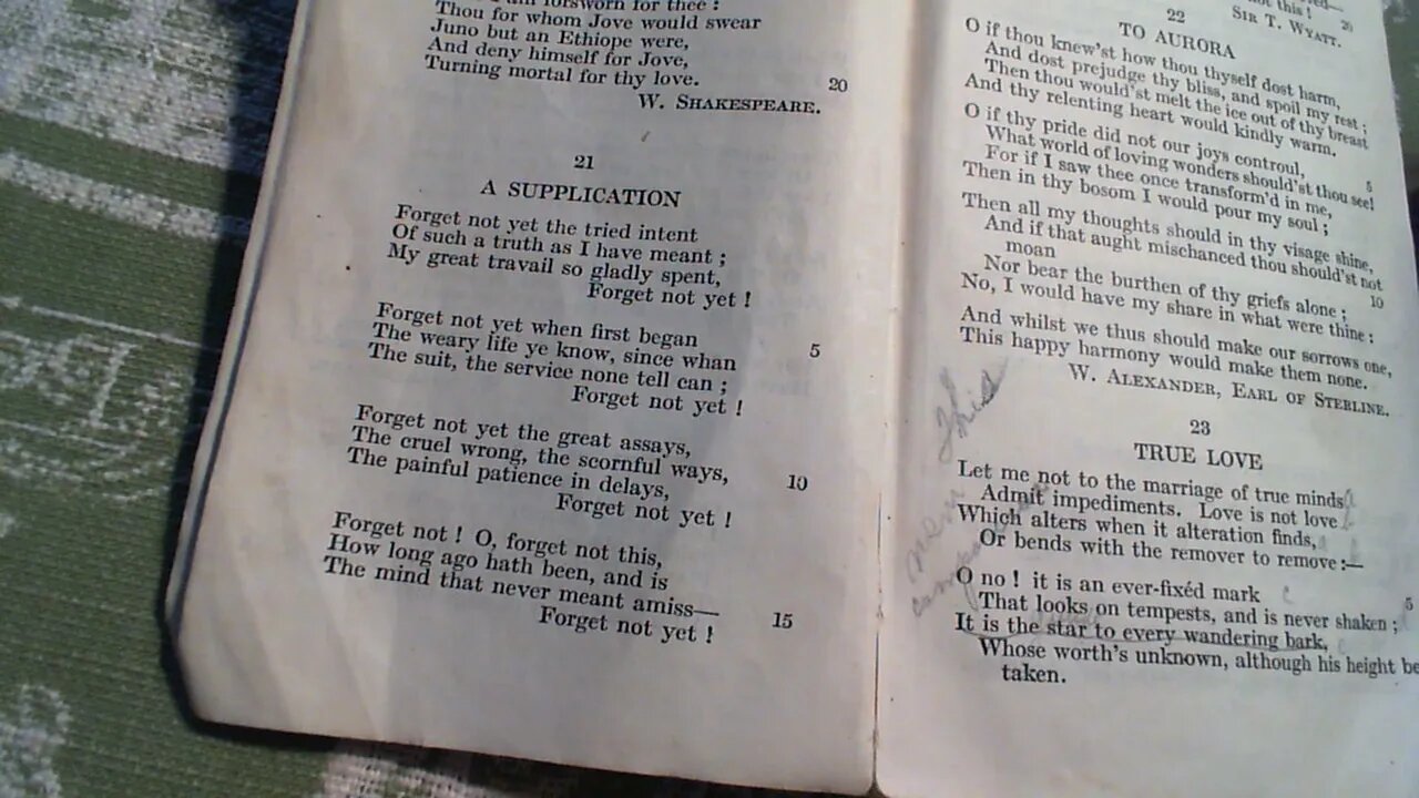 A Supplication - Sir T. Wyatt