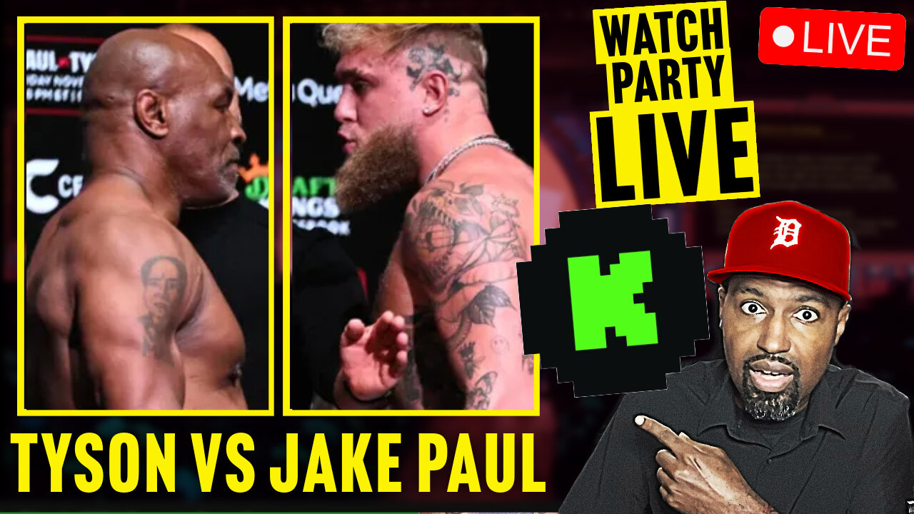 Mike Tyson vs Jake Paul WATCH PARTY AND HANGOUT!