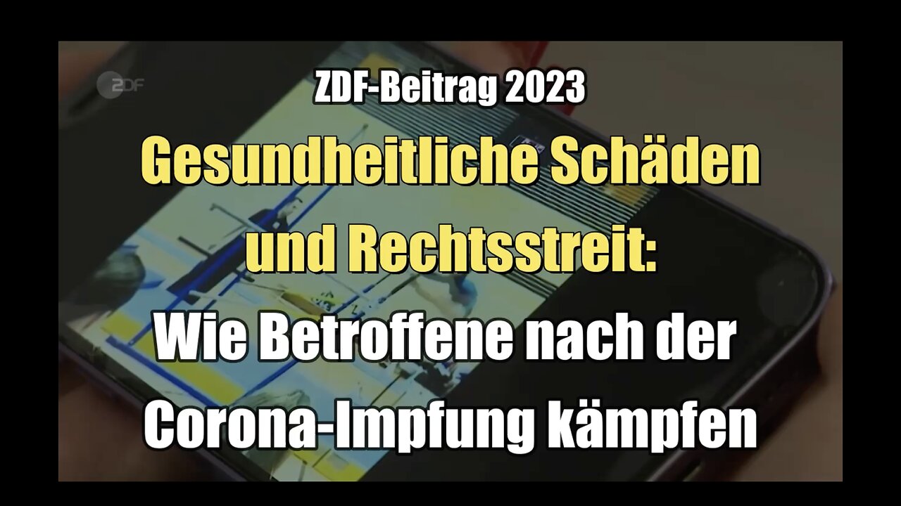 🦠 💉 Wie kranke Betroffene nach der Corona-Impfung kämpfen (ZDF ⎪ 08.03.2023)