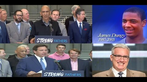 Tony Dungy Insulting by Liberals Using His Dead Son - Promoting Fathers w/ Ron DeSantis Offends Woke