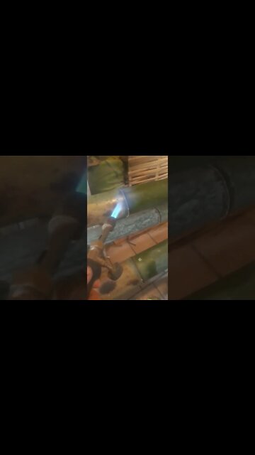 como tratar o bambu com maçarico #shorts