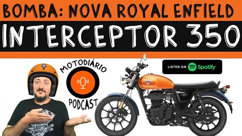 BOMBA: NOVA ROYAL ENFIELD INTERCEPTOR 350 É FLAGRADA EM TESTES NA ÍNDIA