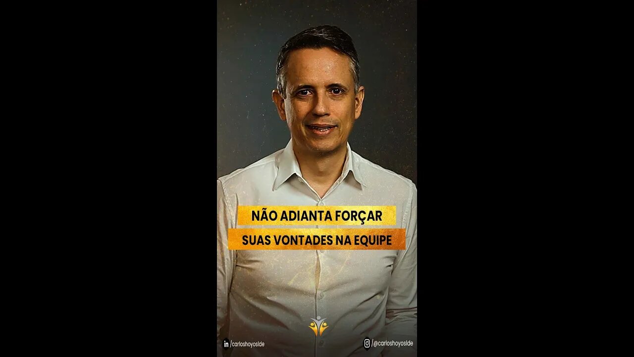 Líder: Não Adianta Forçar Sua Vontade Na Equipe #shorts