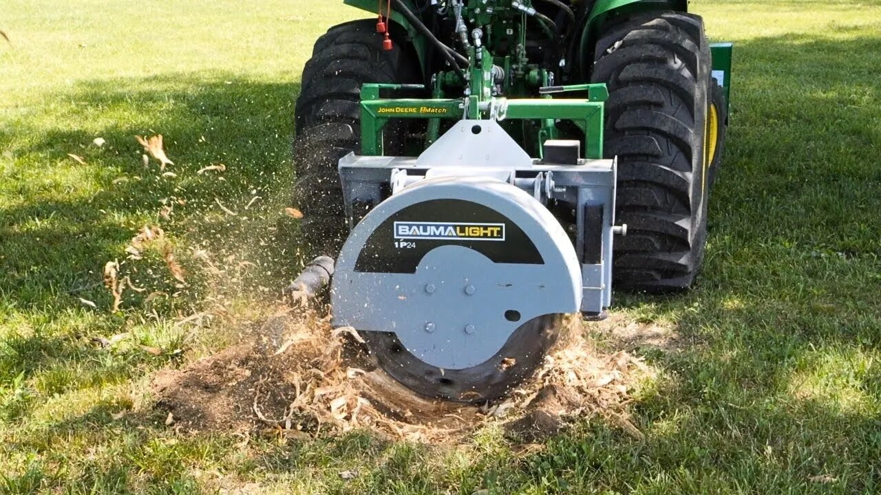 WHICH GRINDER WORKS BEST?? 15 STUMPS! 3 DIFFERENT GRINDERS! 3 Compact Tractors!