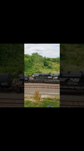 Idling Norfolk Southern. Today is "611"