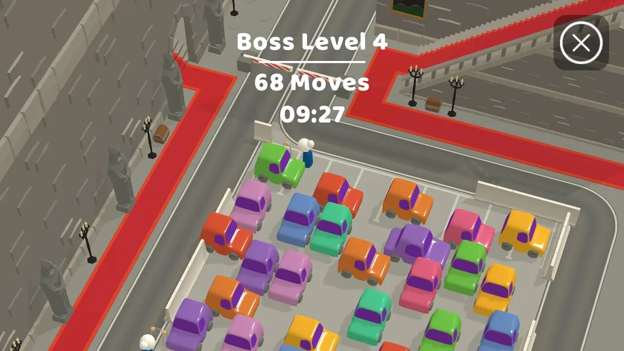 Parking Jam 3D-Boss level 4