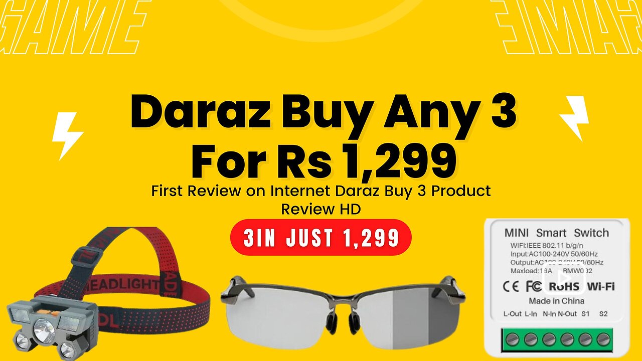 Daraz Buy Any 3 For Rs 1,299 First Review on Internet