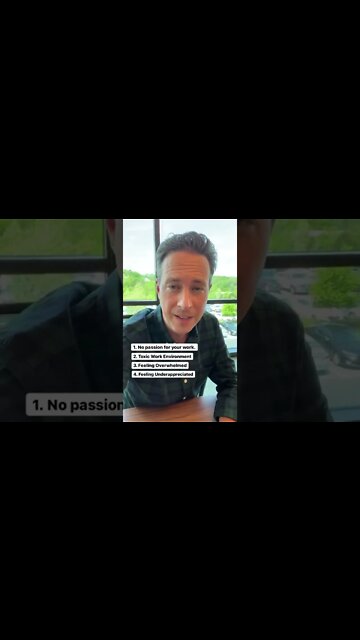 The 5 Main Causes Of Burnout #shorts