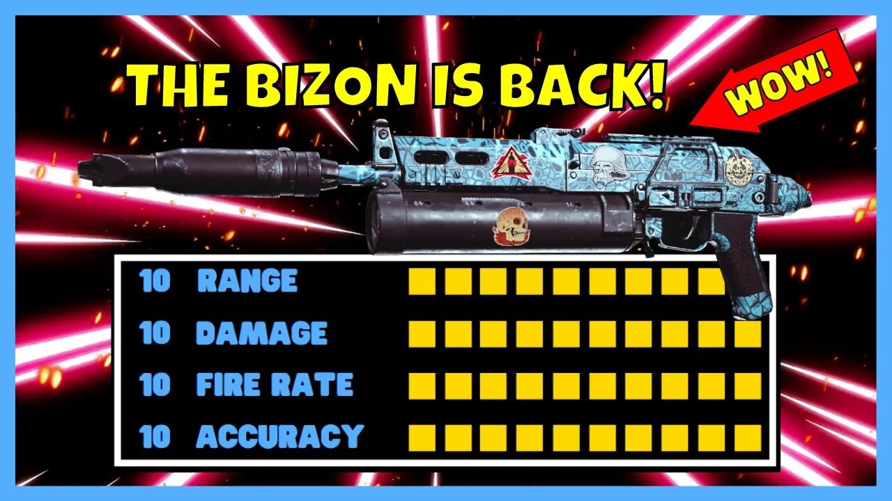 *BUFFED* Bizon is INSANE on Rebirth Island 🔥 (Best PP19 Bizon Class Warzone)