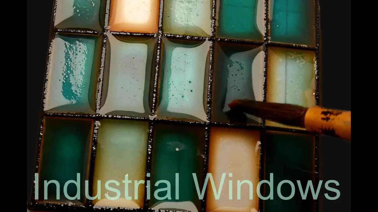 Industrial (blue/green) Windows and LED light Magic Scene (Full Build)