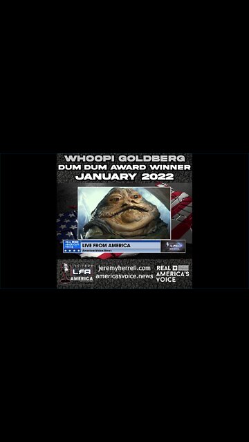 Winner of January 2022 Dum Dum Award: Whoopi Goldberg