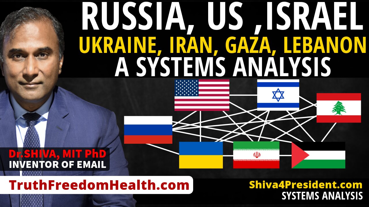 Dr.SHIVA™ LIVE: Russia,US,Israel Ukraine, Iran,Gaza,Lebanon: A System's Analysis