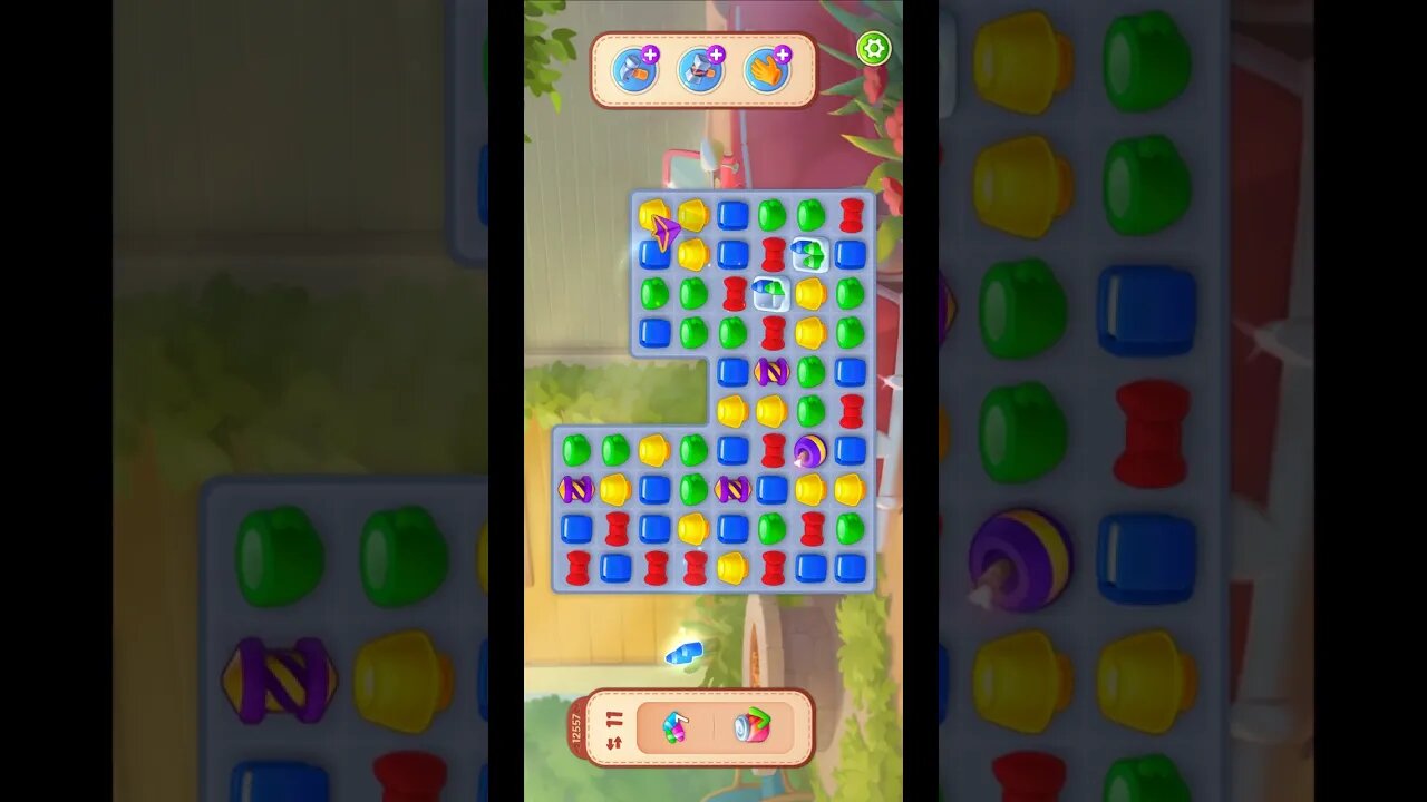 Shorts Playrix Homescapes Gameplay Walkthrough Level 12557-040