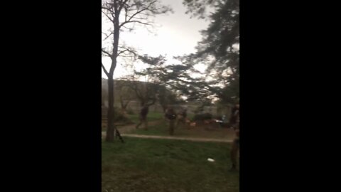 Ukrainian militants fire mortars under cover of residential buildings