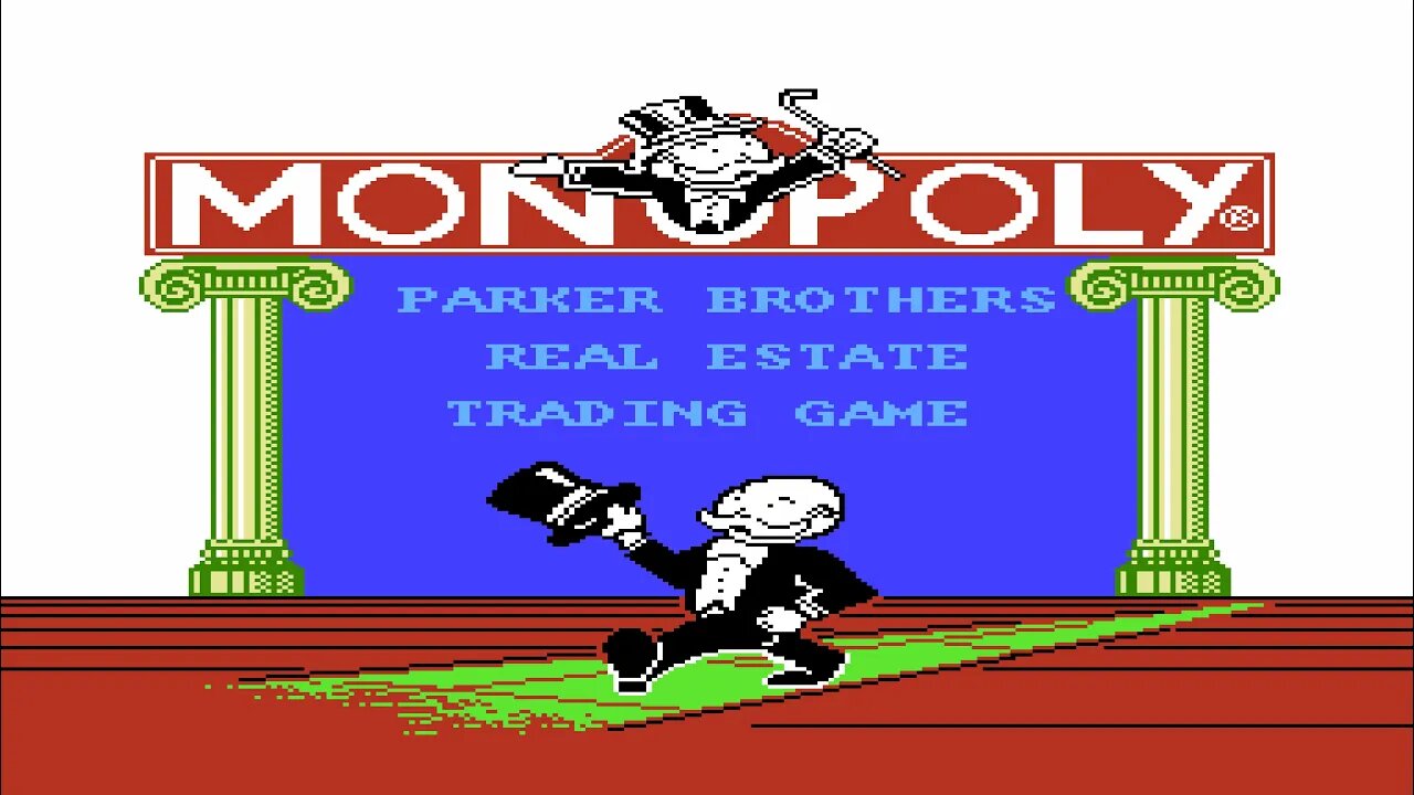 Monopoly (1991) Full Game Walkthrough [NES]