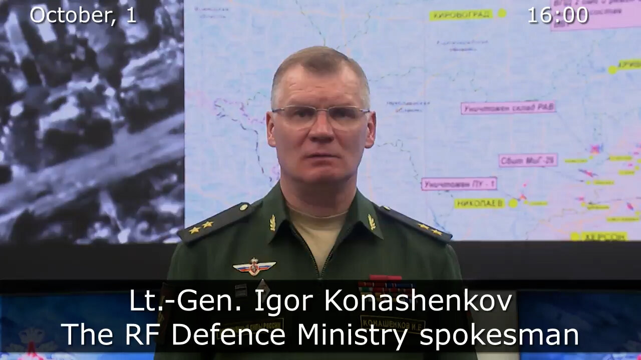 β‘οΈπ·πΊπΊπ¦(10/1/2022) RUSSIAN DEFENCE MINISTRY REPORT ON THE SPECIAL MILITARY OPERATION IN UKRAINE