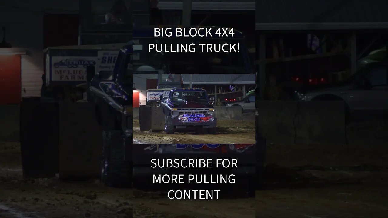 "Scalded Dog" Big Block High Output 4x4 Pulling Truck #truck #truckpulls