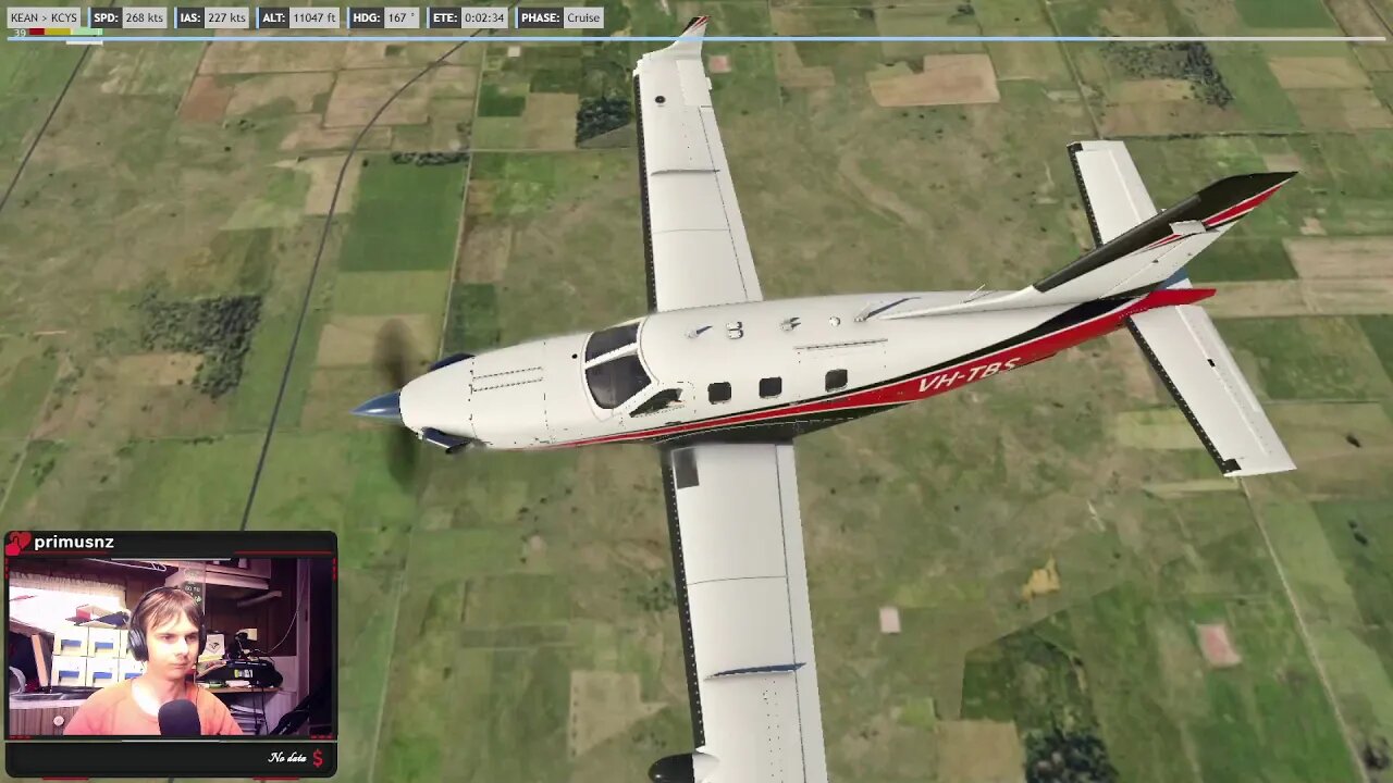 TBM900 FSEconomy Repositioning KEAN - KCYS