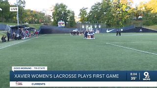 Xavier Unviersity's women's lacrosse holds its first game as a team