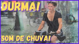 Som de chuva relaxante para sono imediato! Durma, relaxe, medite, descanse estude e ore!