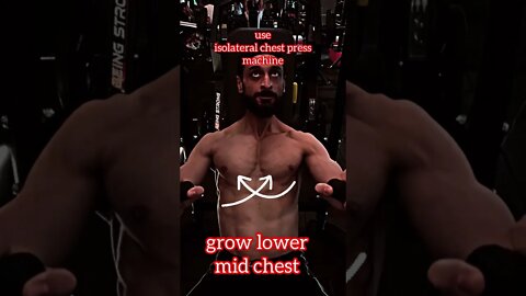 GROW MID LOWER CHEST #shorts #youtubeshorts