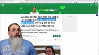 GLOBO demite CASAGRANDE pelo motivo MENOS PROVÁVEL POSSÍVEL - ANCAPSU