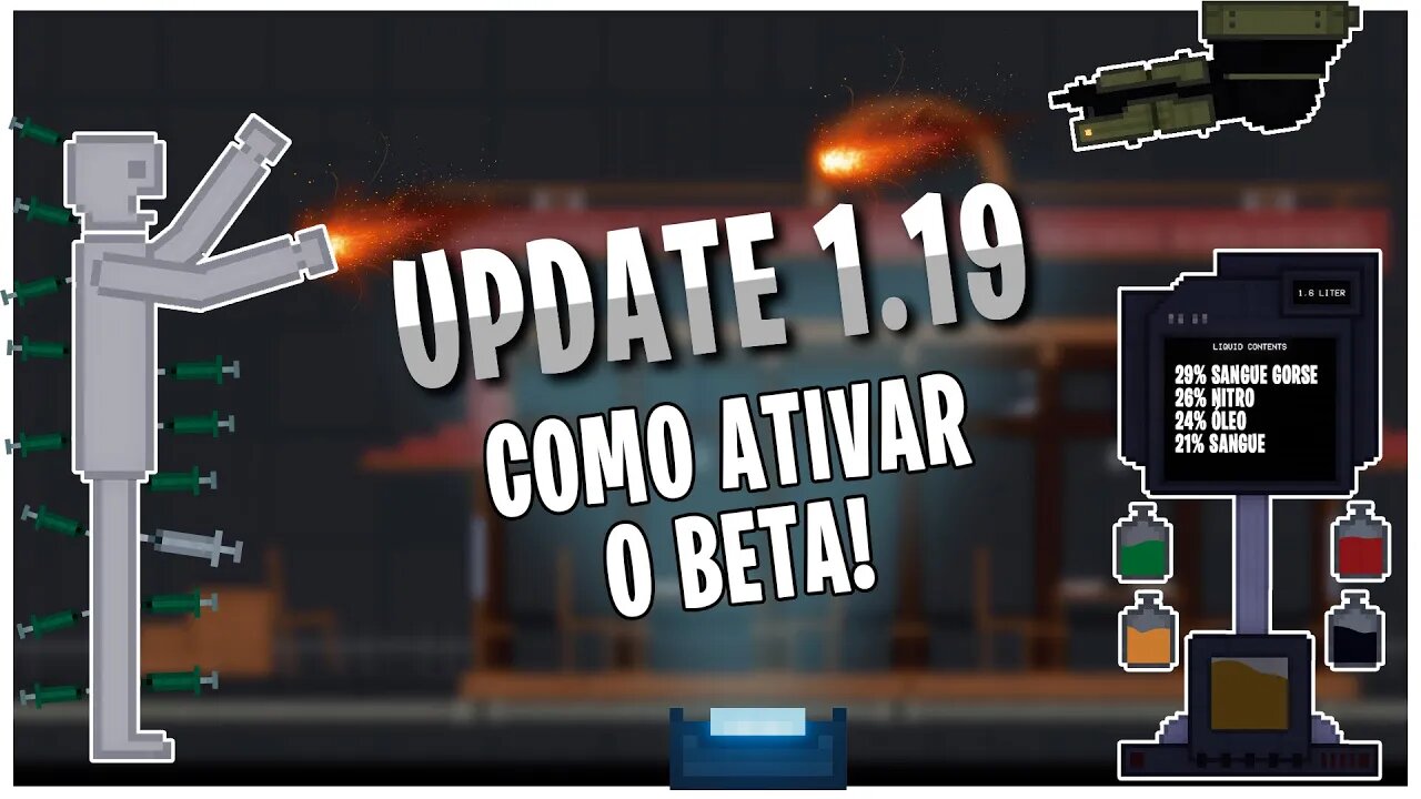 People Playground Update 1.19 (beta) - Identificador de líquidos, nova seringa e mais!