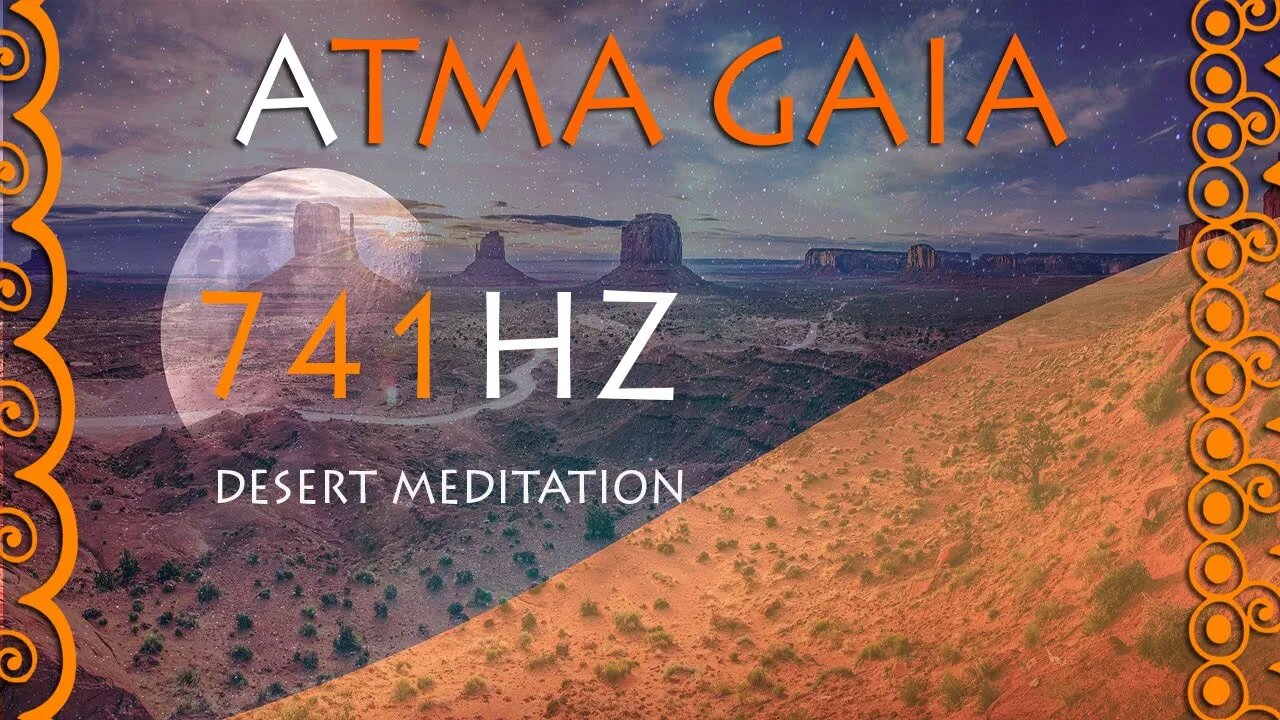 DESERT MEDITATION MUSIC - FIRE RITUAL CLEANSING -VIBRATION MUSIC FOR CREATIVITY- 742 HZ