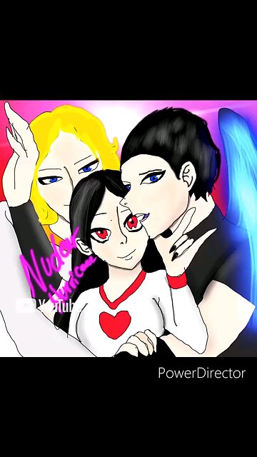 speedpaint nuclear Joestar and archangel Gabriel and Lucifer