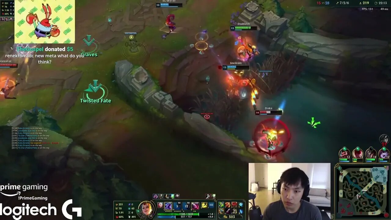 Doublelift's Jinx is Perfection