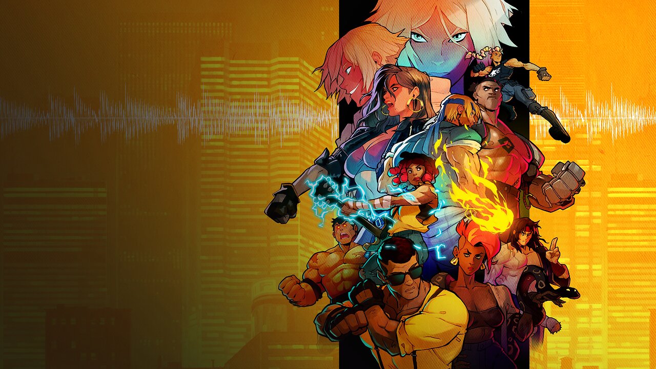 Streets of Rage 4 stage 2 police precinct shiva
