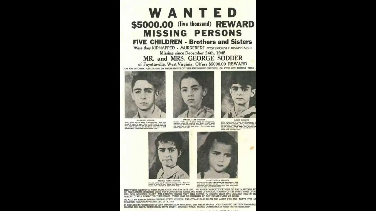 The case of the Sodder children disappearance.