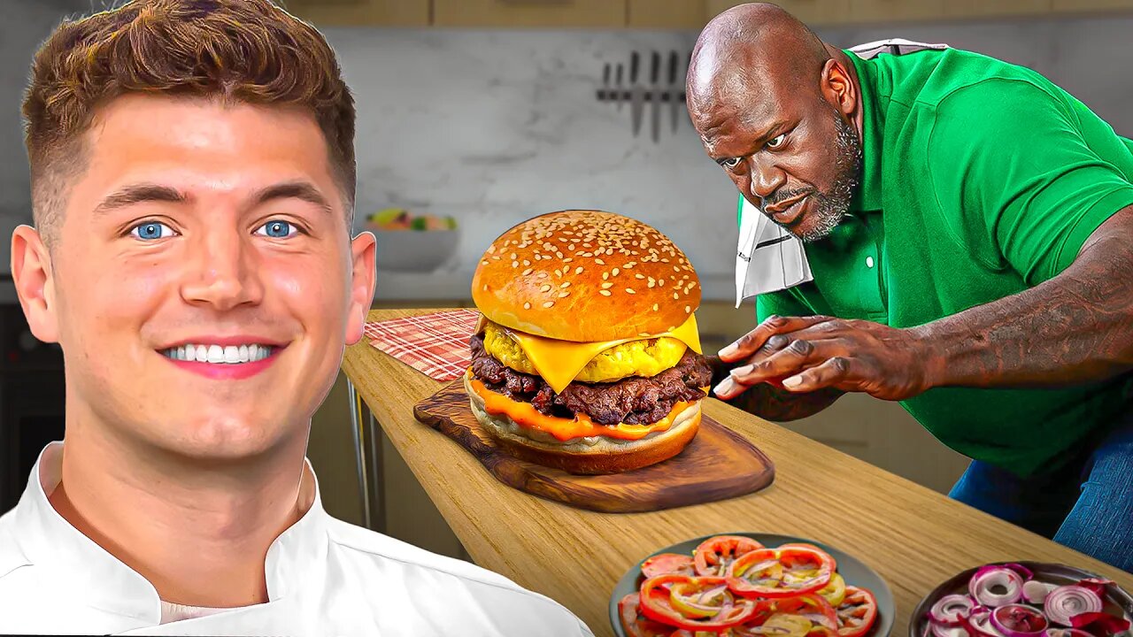 Shaq Challenged Me To A Burger Cookoff