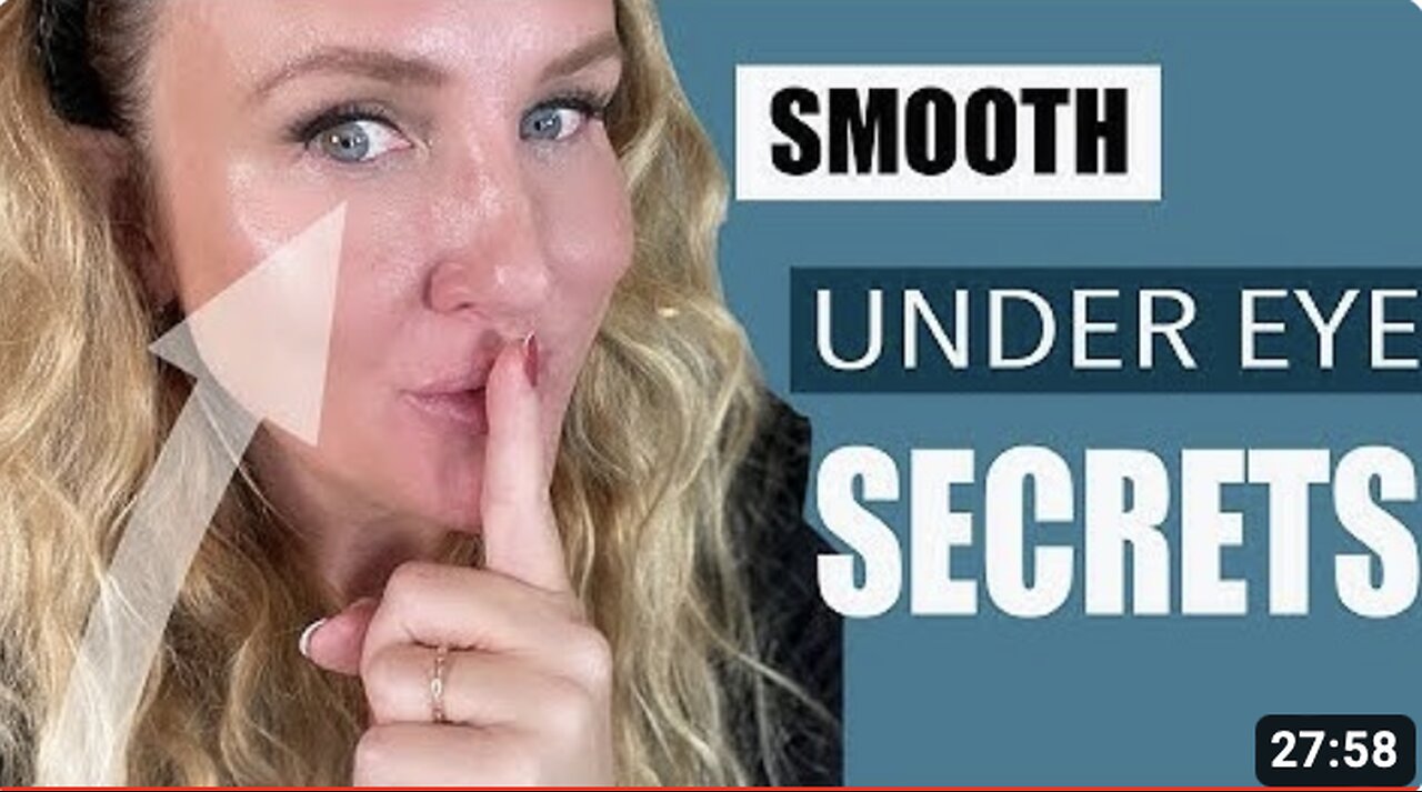 Smooth Under Eye Secrets // Gorgeously Aging