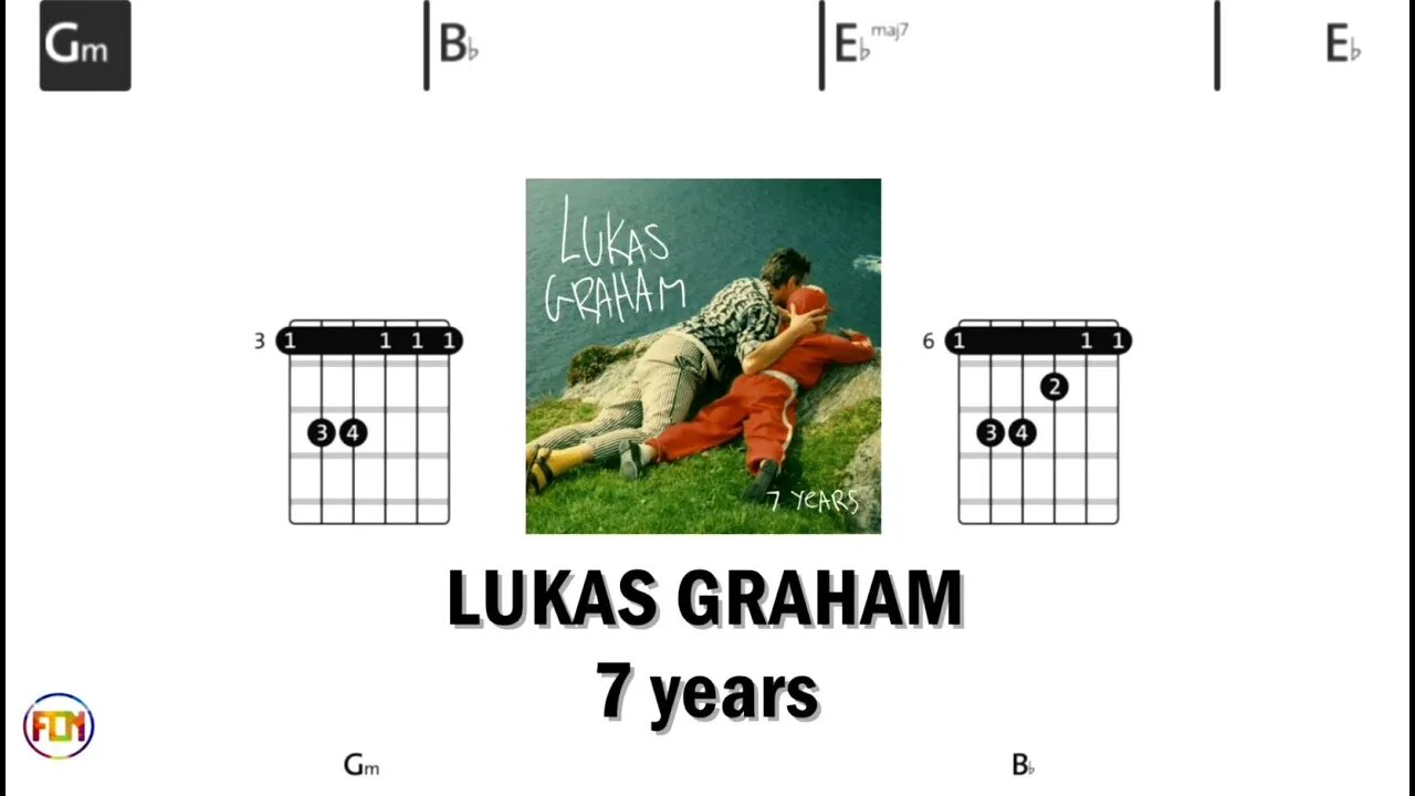 LUKAS GRAHAM 7 years - (Chords & Lyrics like a Karaoke) HD