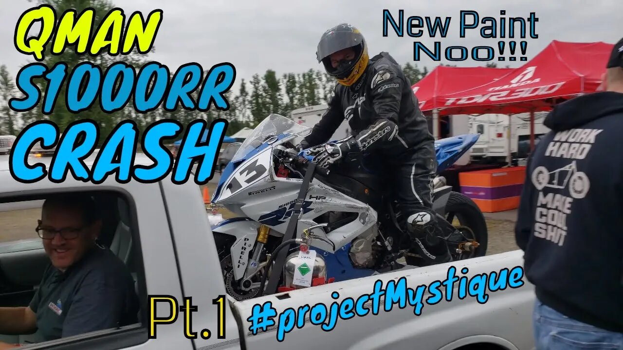 S1000RR Rain Crash #projectMystique Pt.1 | Irnieracing