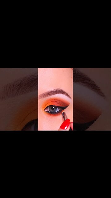 Warm Matte Eyelook Makeup Tutorial #shorts
