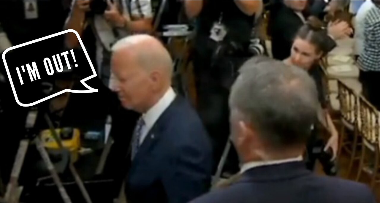 Joe Biden Bizarrely Walks Out On Medal of Honor Ceremony