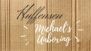 Huffensen's Michaels Haul - Unboxing Vlog